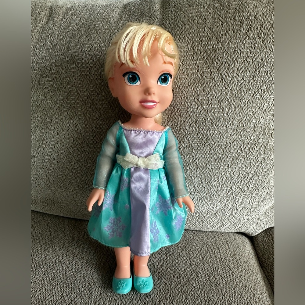 Disney Blue and Purple Doll with Flowing Gown